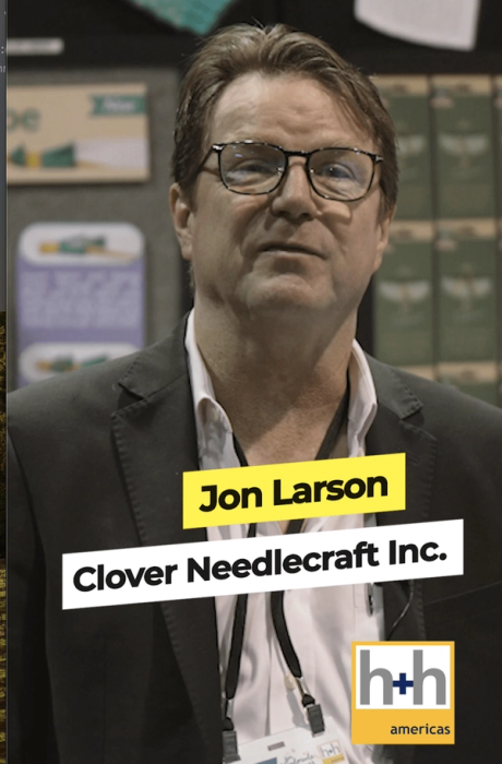 In his own words Jon Larson of Clover Needlescrafts Inc.