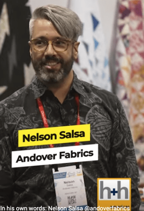 In his own words: Nelson Salsa @andoverfabrics