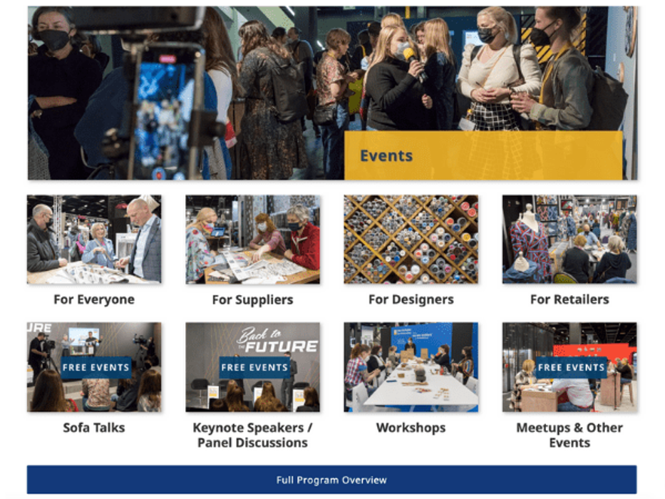Sneak Peek of Sessions + Our New Events Page!