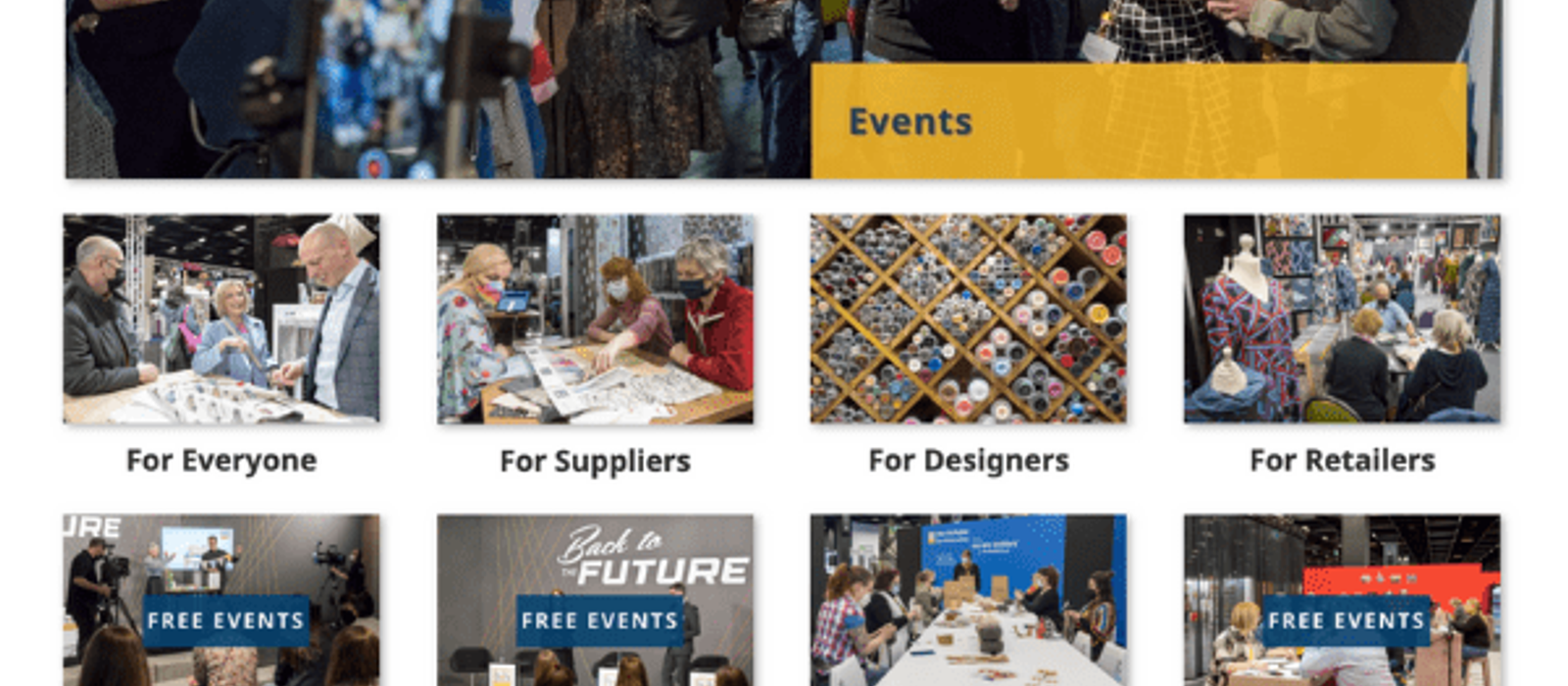 Sneak Peek of Sessions + Our New Events Page!