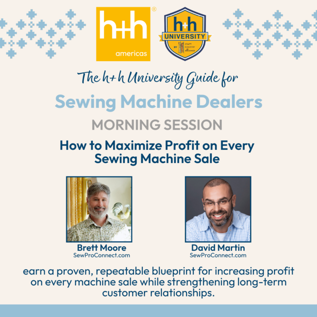 sewing machine dealer morning