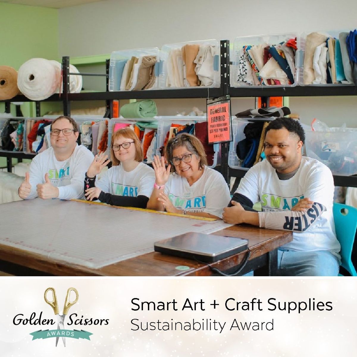 smart art + craft supplies sustainability award