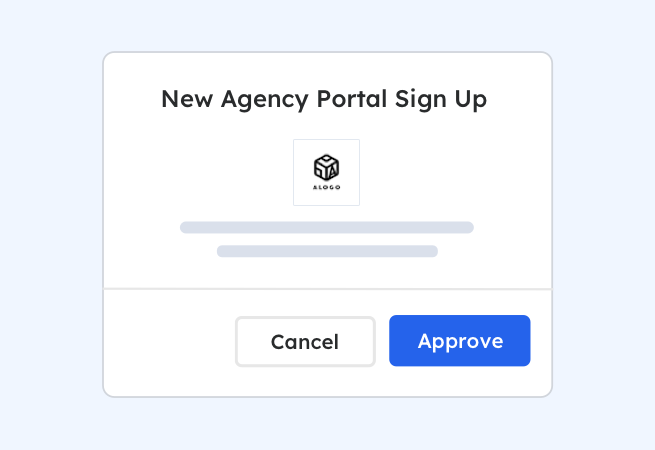 agency portal sigup approval-1