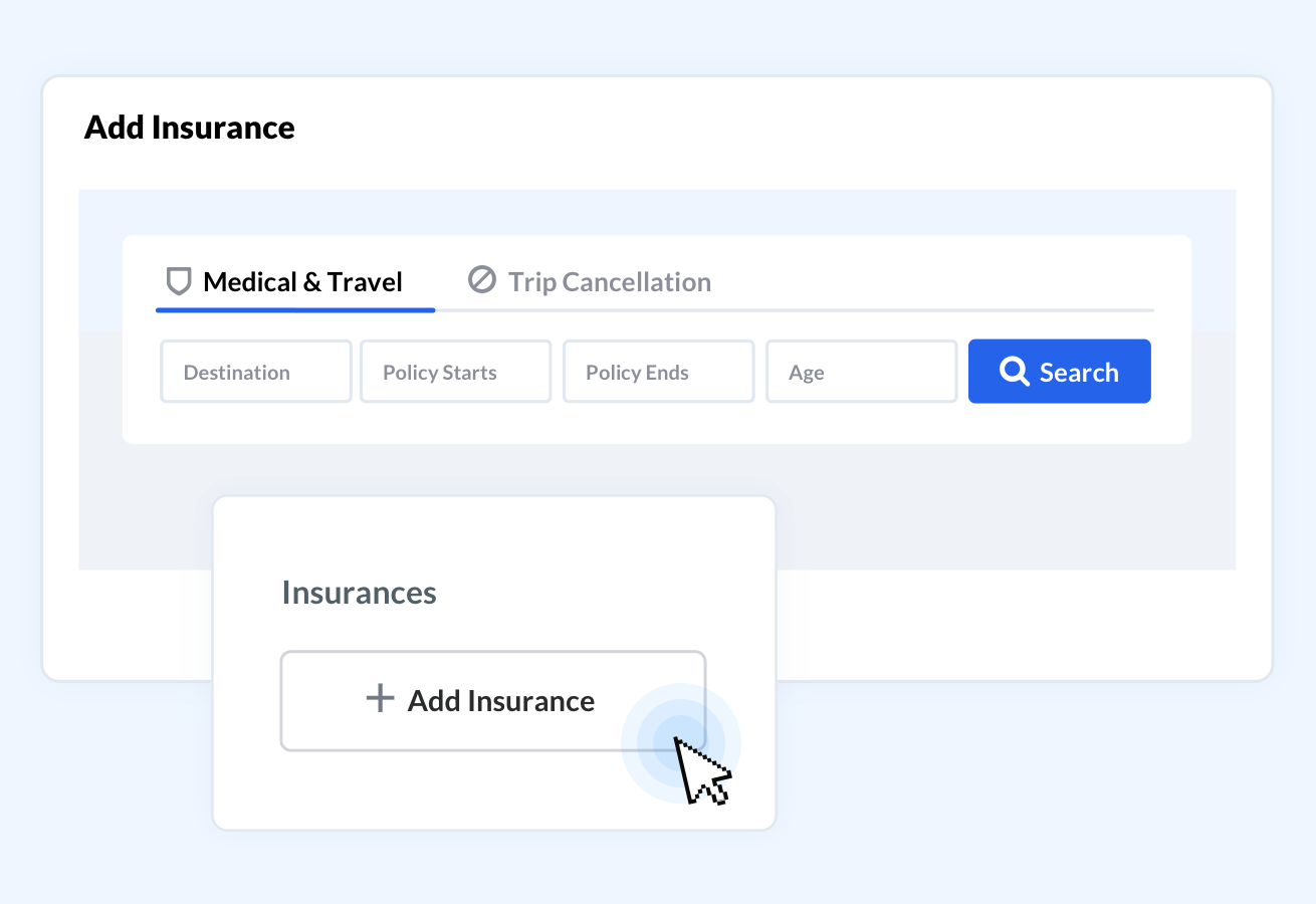 Add insurance to quote