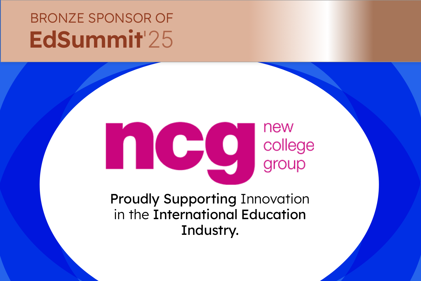 New College Group Joins EdSummit’25 as a Bronze Sponsor