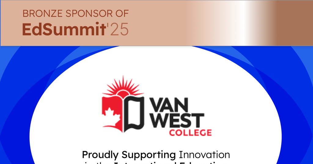 VanWest Joins EdSummit’25 as a Bronze Sponsor