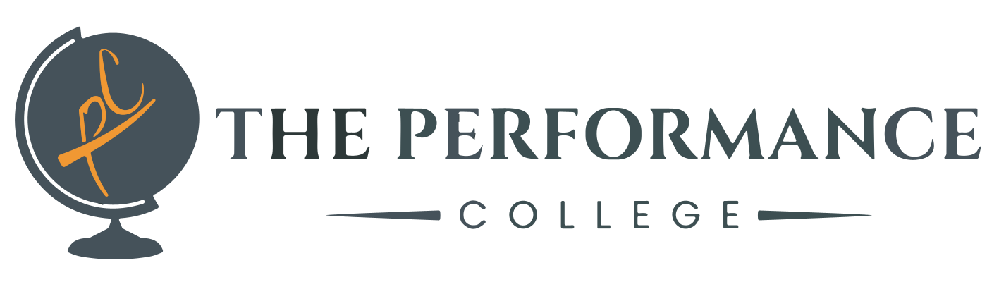 The Performance College logo