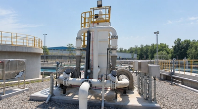 Installation of Odor Control & Sludge Dewatering Units for Wastewater Treatment Plant