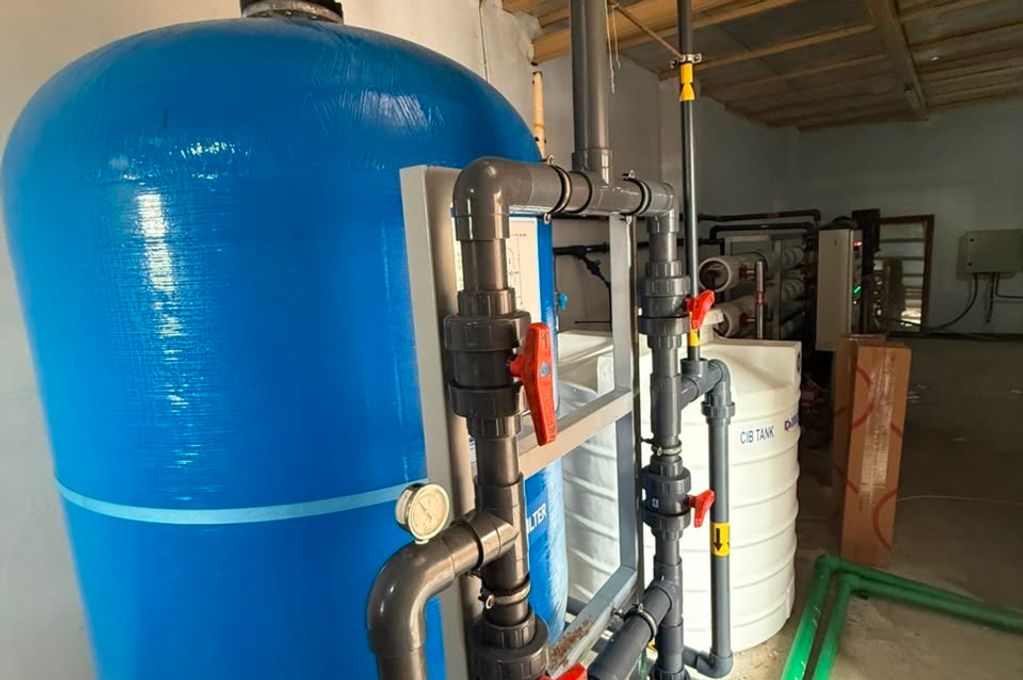 80,000 GPD Reverse Osmosis System Sand Filter