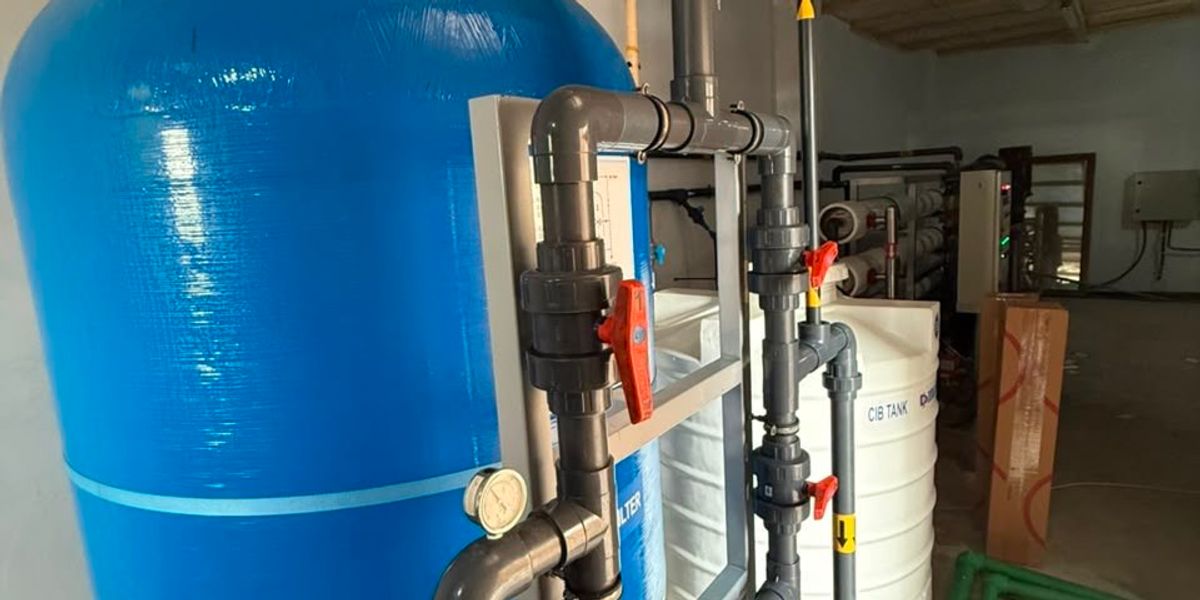 80,000 GPD Reverse Osmosis System Sand Filter