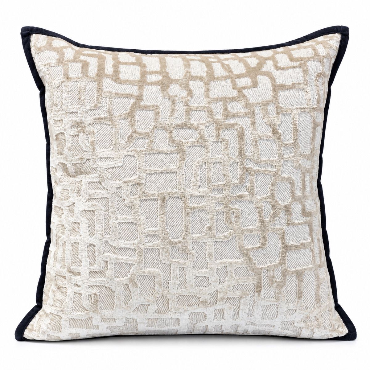 Ivory Maze Texture Cushion