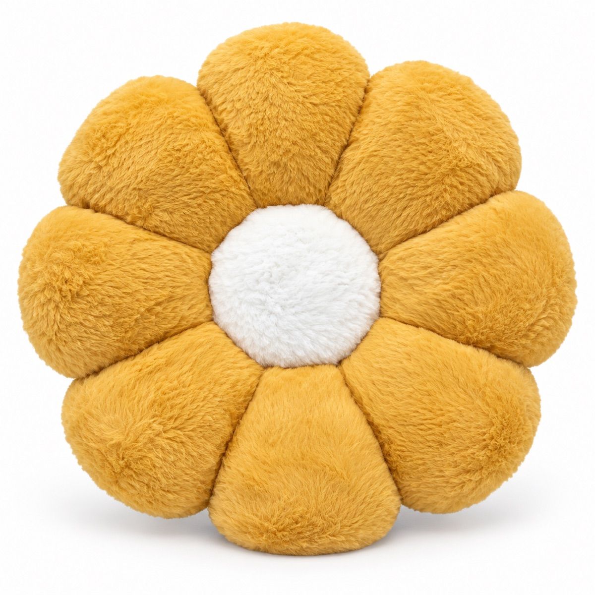 Golden Daisy Cushion with Ivory Centre