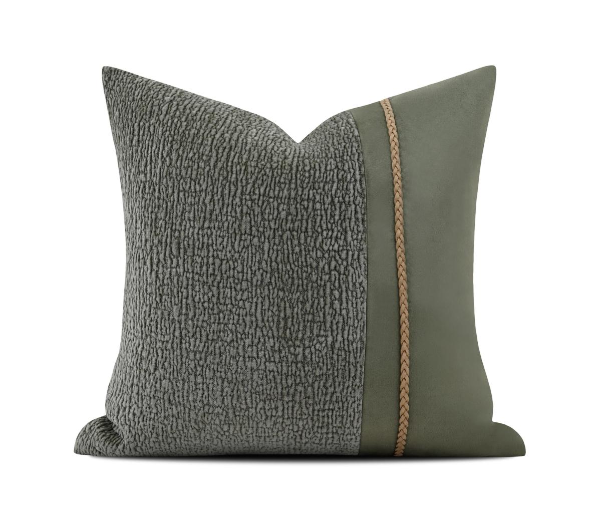 Sage Vertical Stripe Cushion Cover