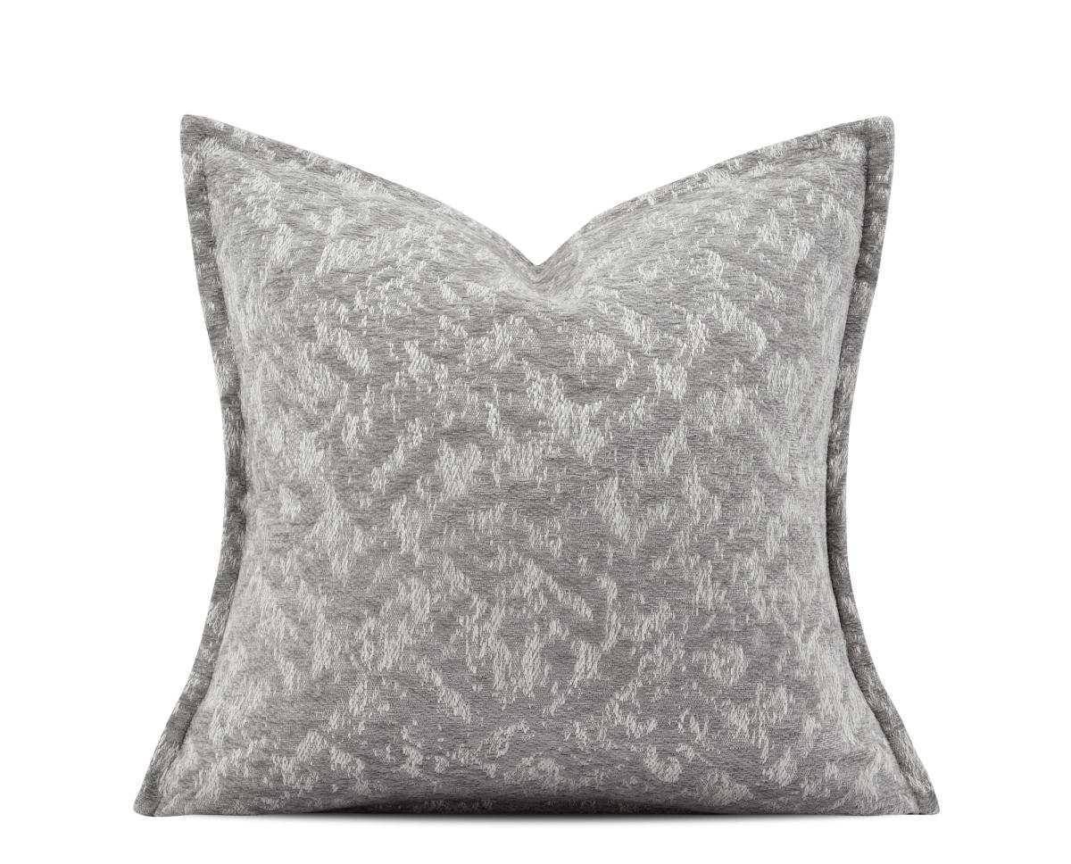 Grey Quilted Diamond Cushion Cover