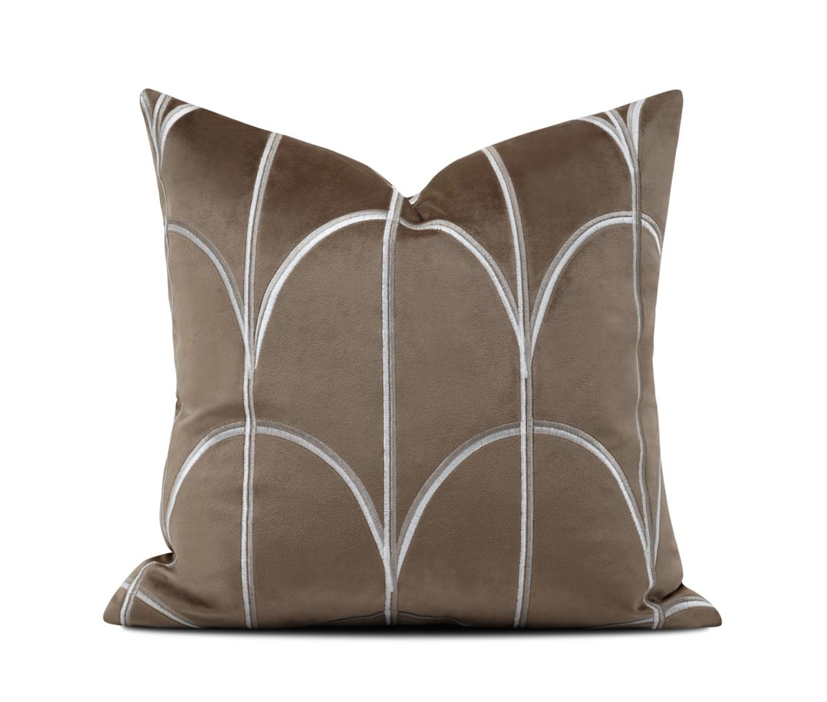 Caramel Diagonal Weave Cushion Cover