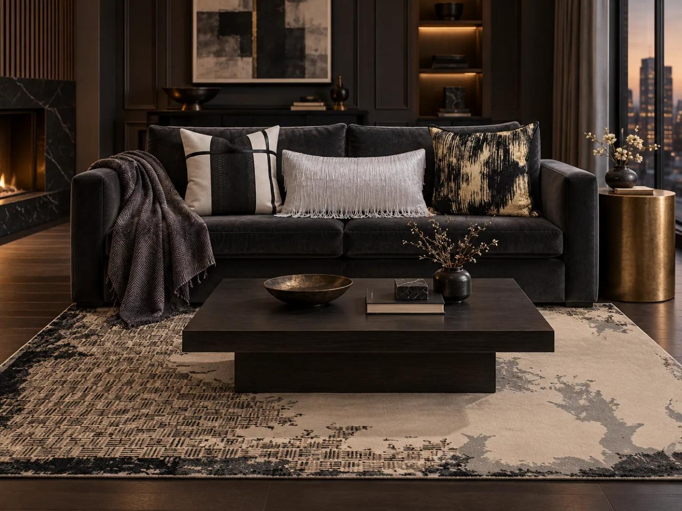 Midnight Tailoring styled room