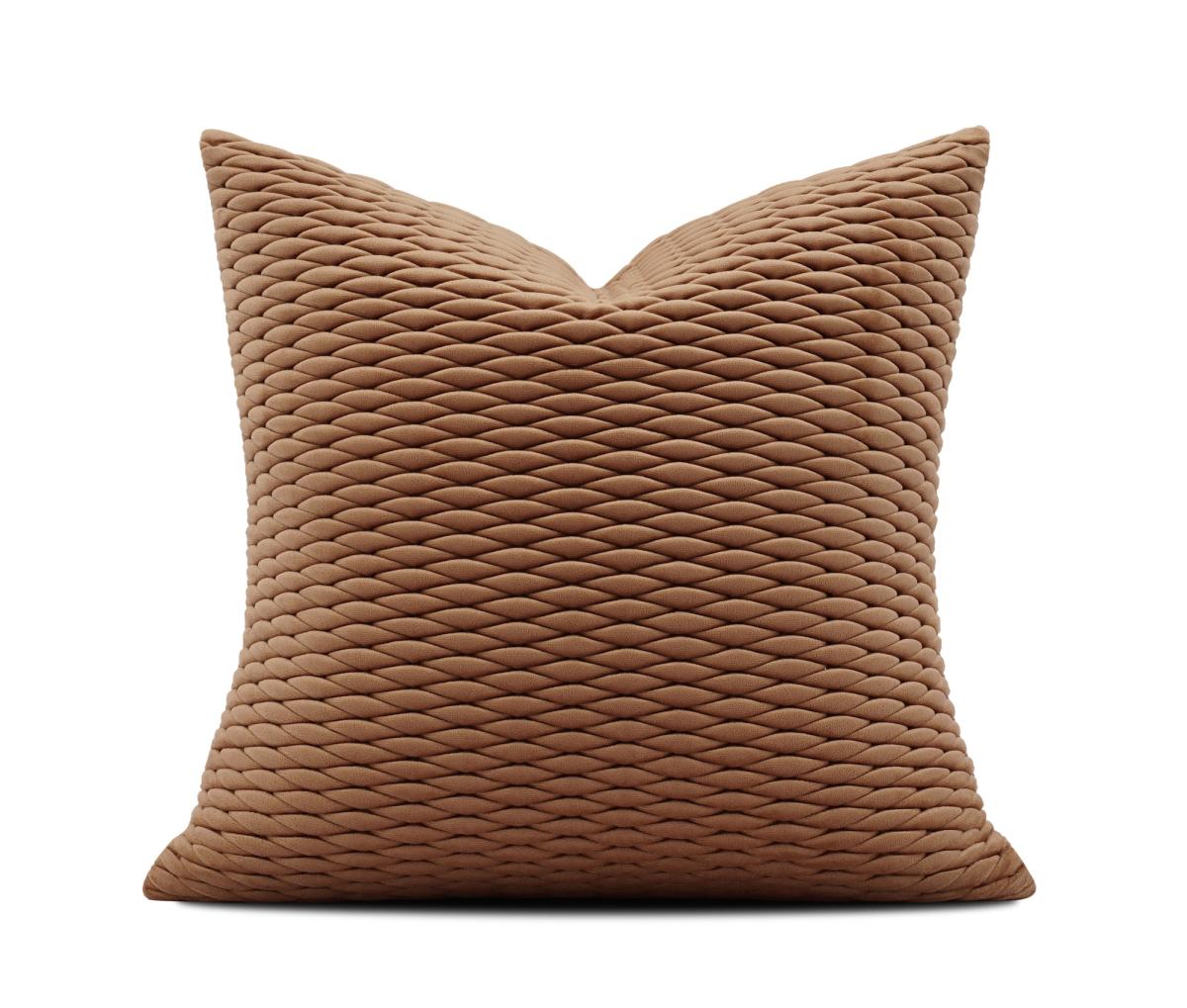 Tan Tonal Weave Cushion Cover