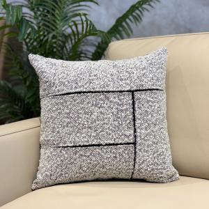 Charcoal Boucle Texture Cushion Cover