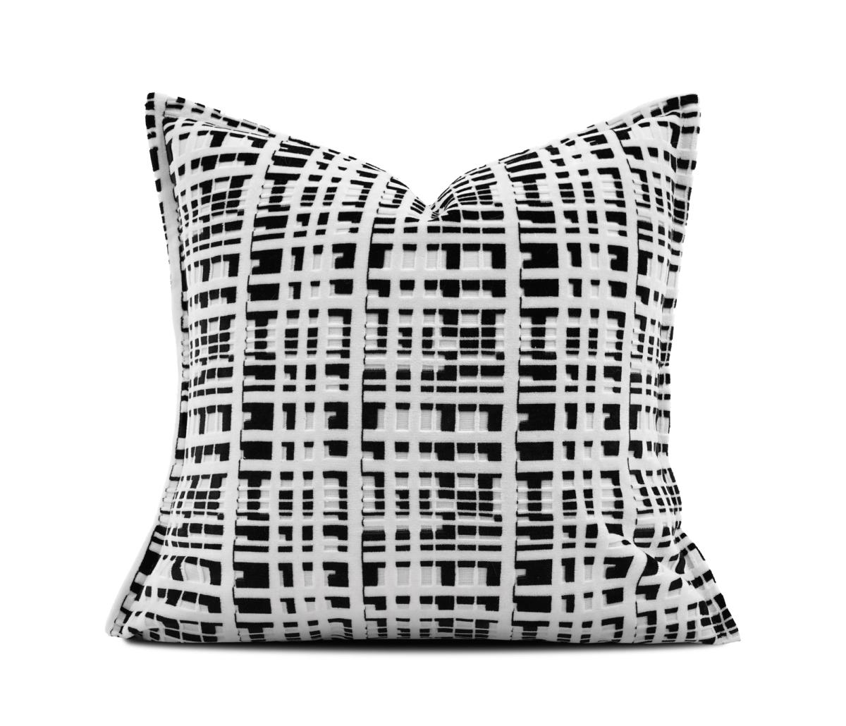 Monochrome Scribble Abstract Cushion Cover