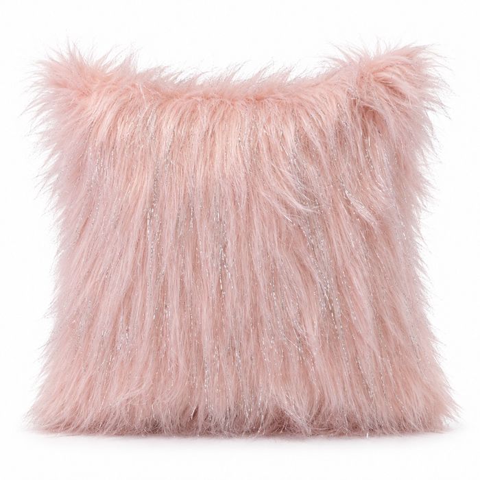 Blush Long-Pile Cushion