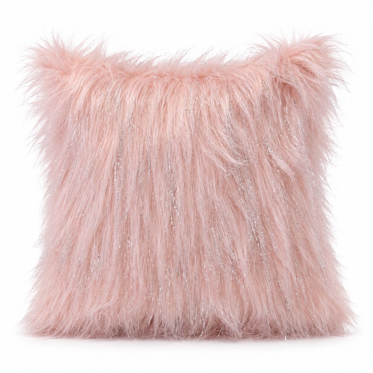 Blush Long-Pile Cushion
