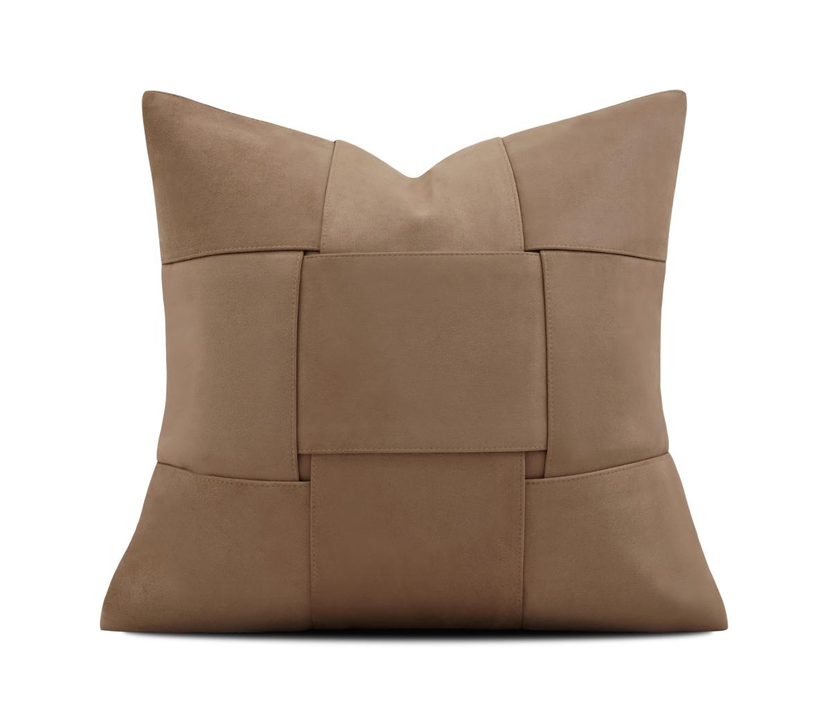 Caramel Tonal Jacquard Cushion Cover