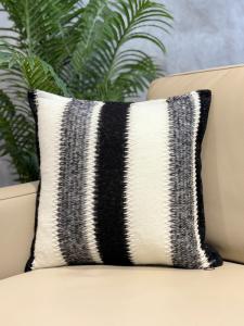 Black & White Stripe Cushion Cover