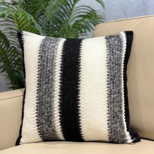 Black & White Stripe Cushion Cover