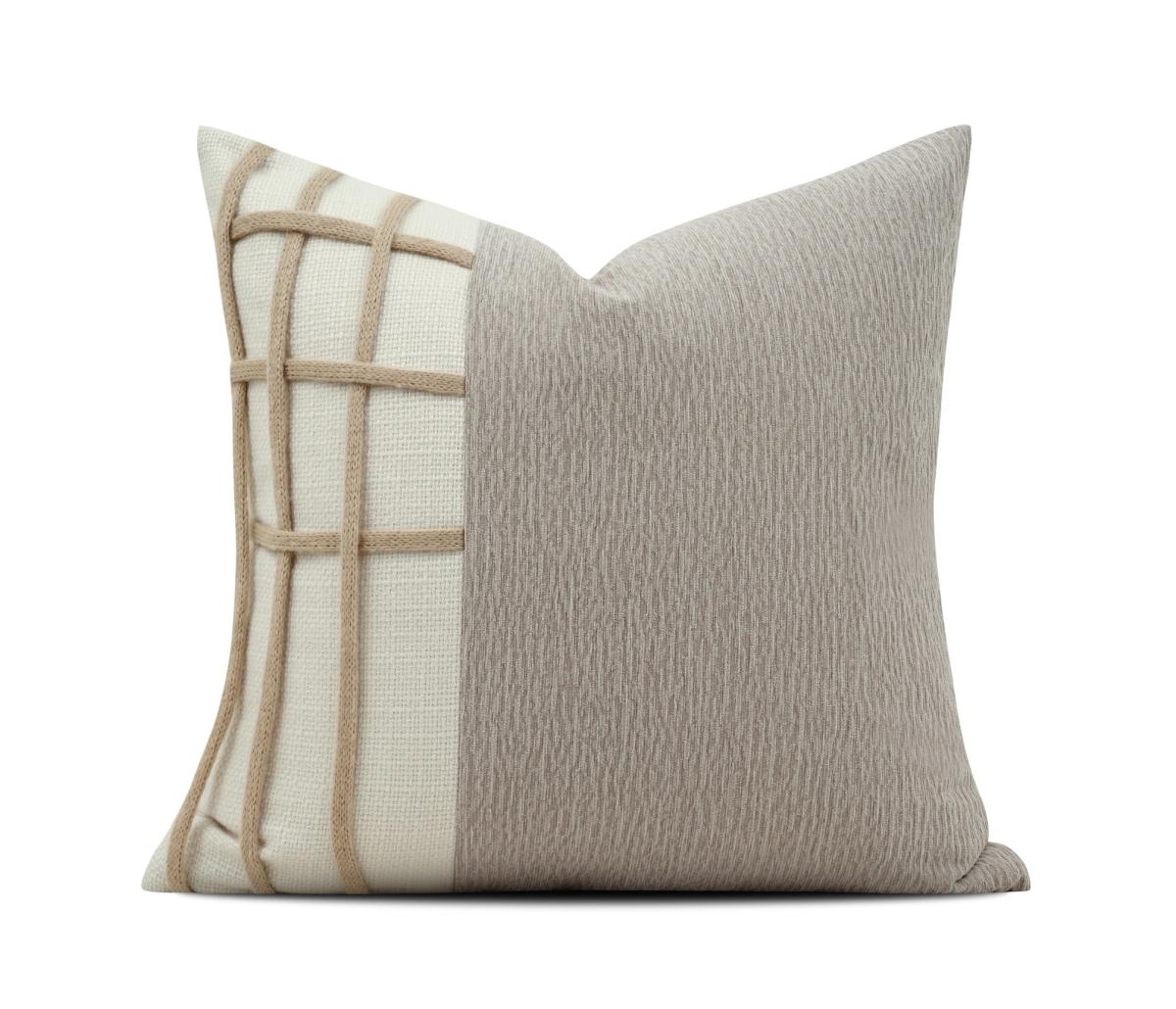 Taupe Japandi Minimal Cushion Cover