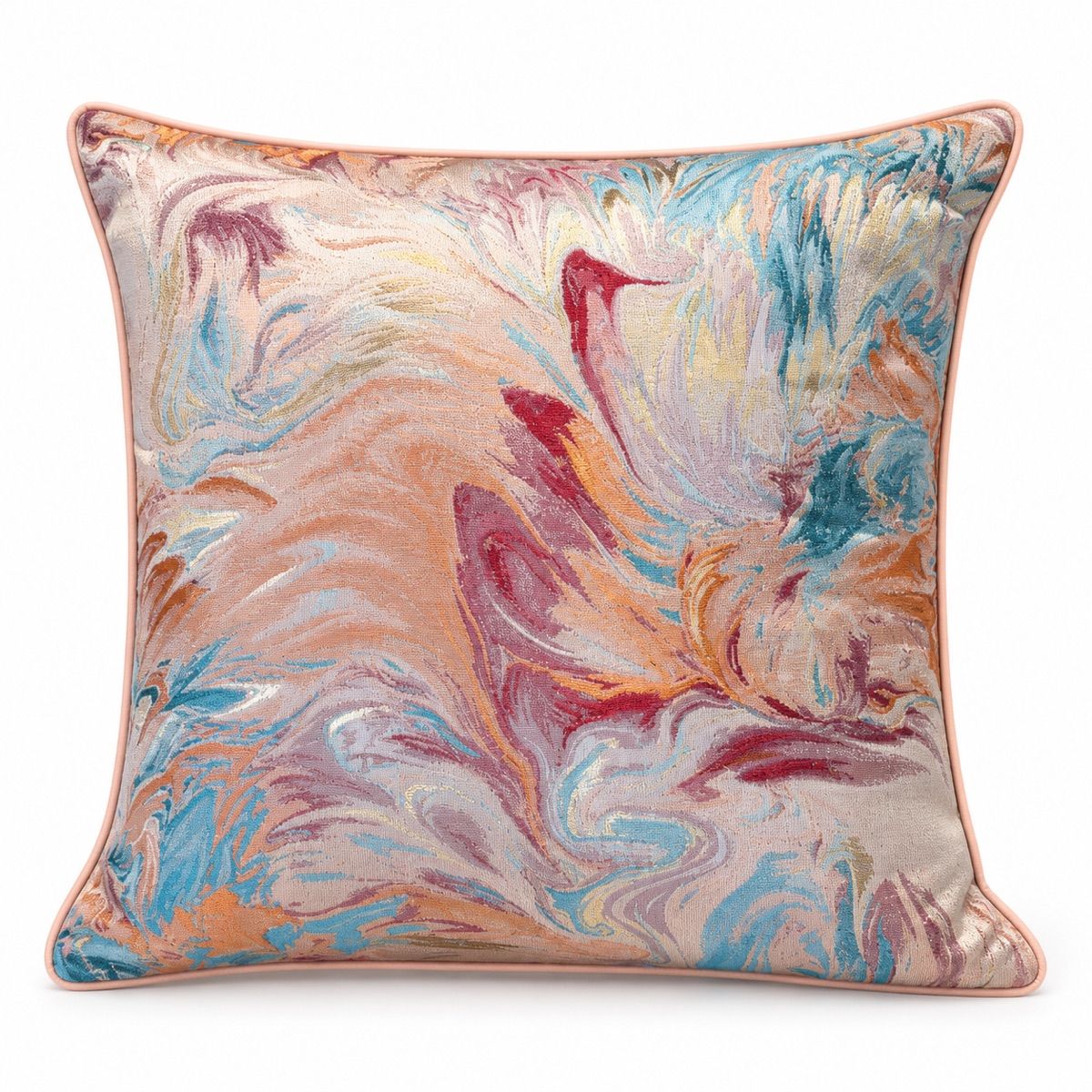 Pastel Marble Swirl Cushion