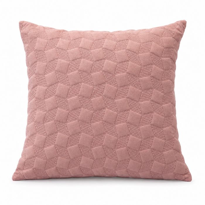 Dusty Rose Honeycomb Cushion