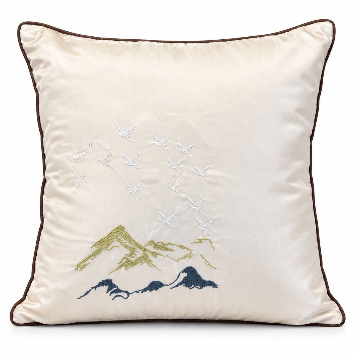 Ivory Mountain Sketch Cushion