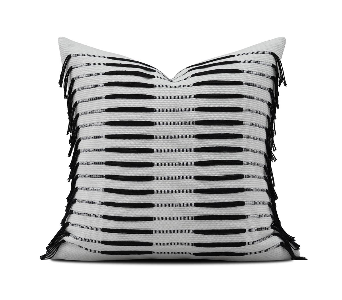 Monochrome Stripe Cushion Cover