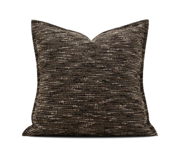 Charcoal Marled Texture Cushion Cover