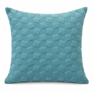 Teal Honeycomb Cushion