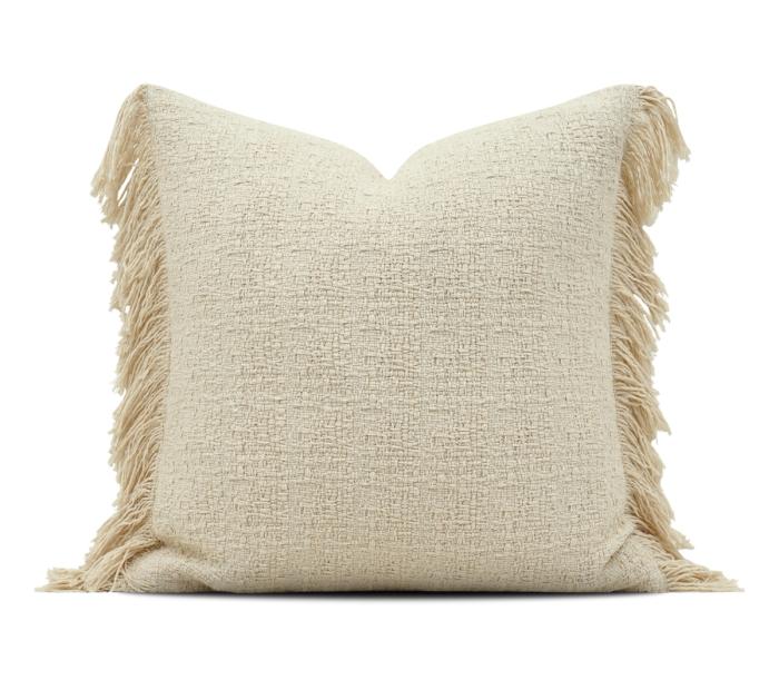 Cream Tonal Weave Cushion Cover