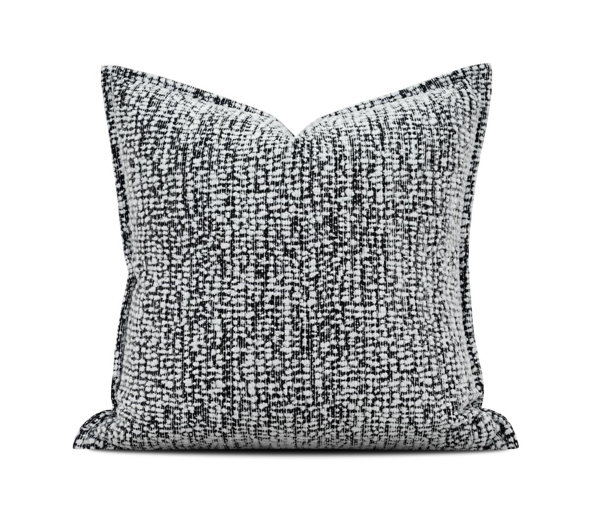 Grey & Black Speckle Lumbar Cushion Cover