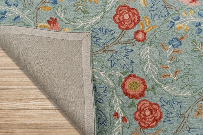 Bliss Hand-Tufted Wool Rug — Blue