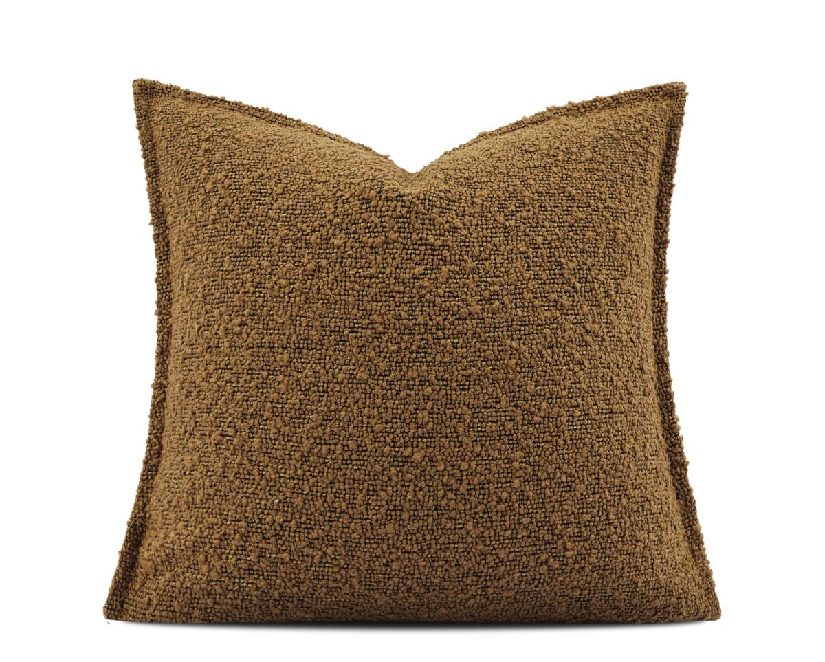 Tan Hand-Woven Texture Cushion Cover
