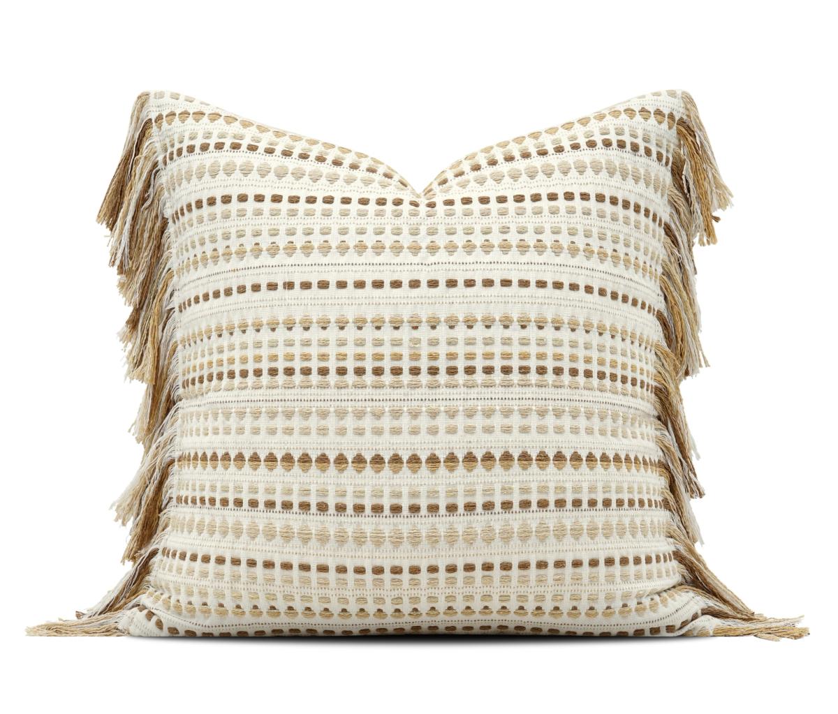 Ivory Nordic Stripe Cushion Cover