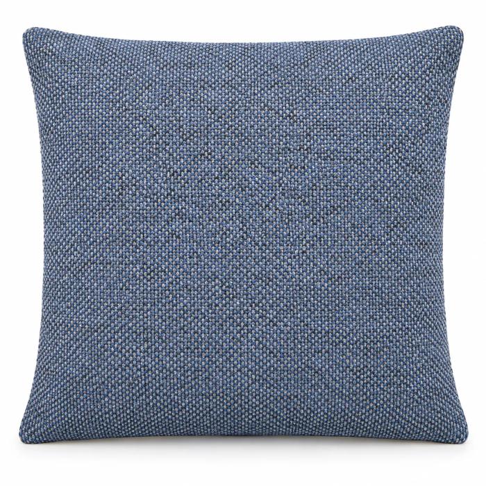 Blue Grey Fine Weave Square Cover