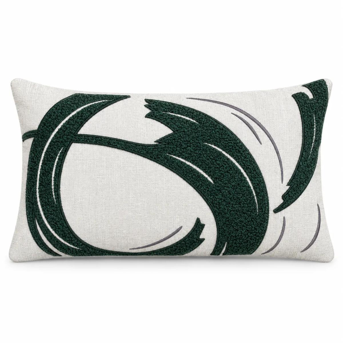 Forest Curve Ivory Lumbar Cover