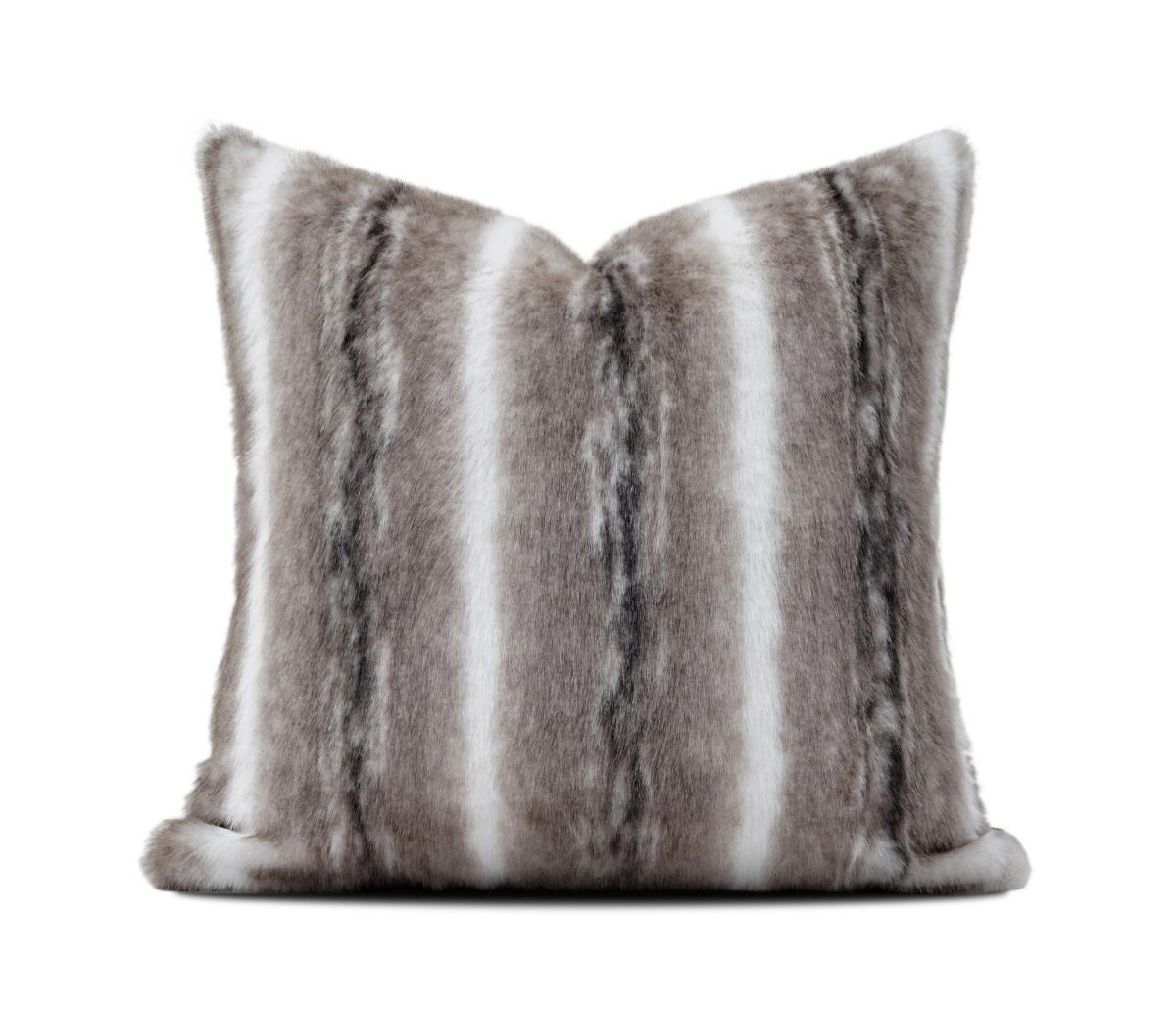 Charcoal Velvet Solid Cushion Cover