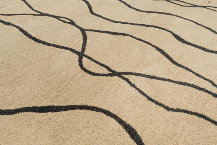 Zen Hand-Tufted Wool Rug — Beige