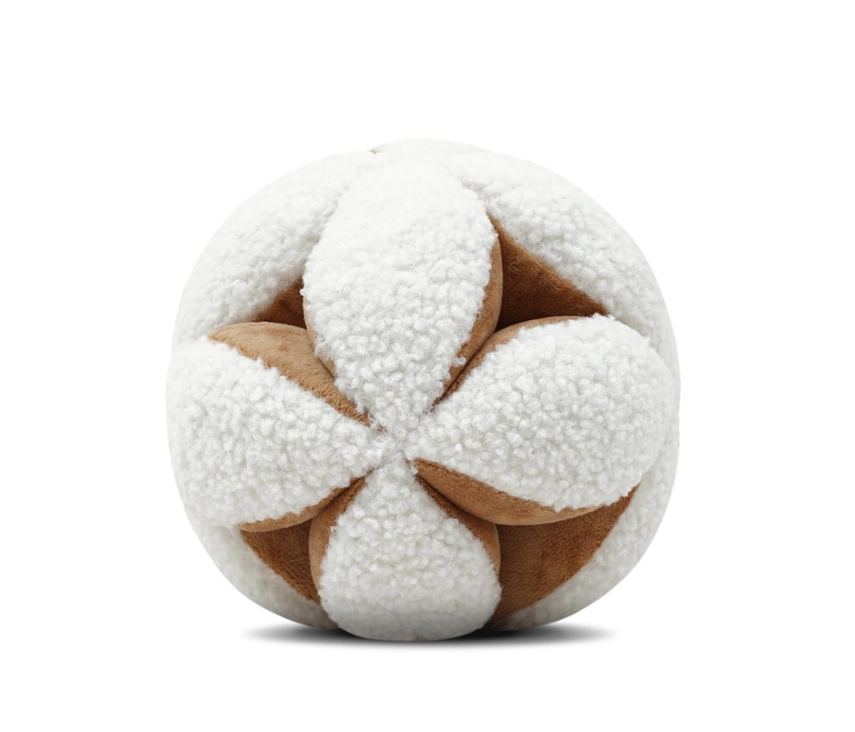 White Pompom Texture Cushion Cover