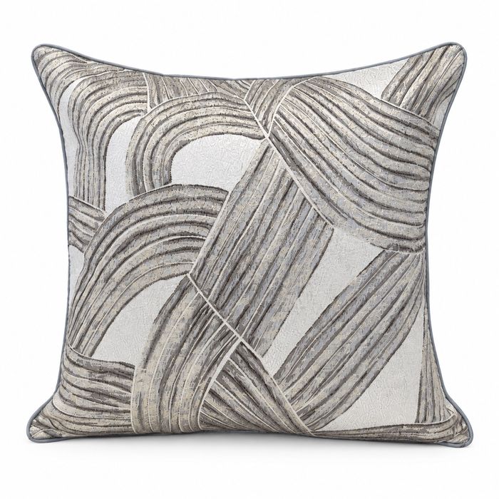Stone Abstract Ribbon Cushion