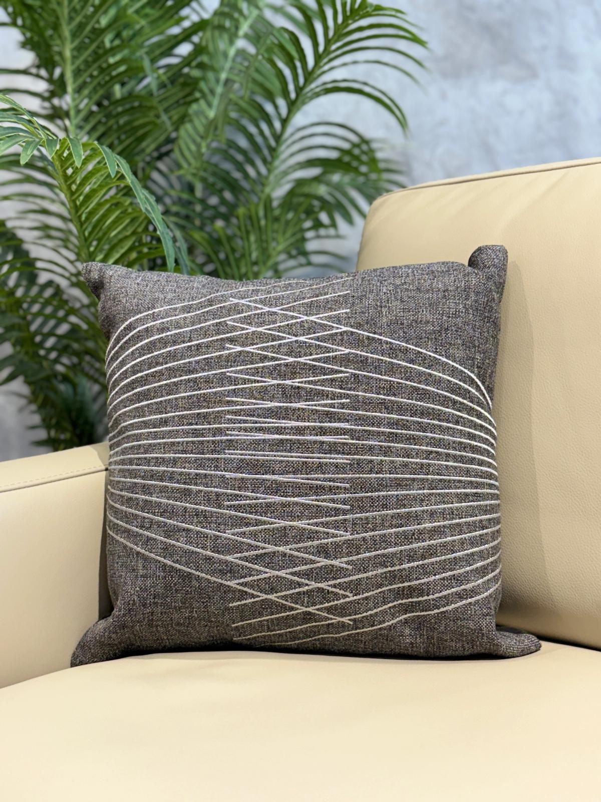 Ink Abstract Border Cushion Cover