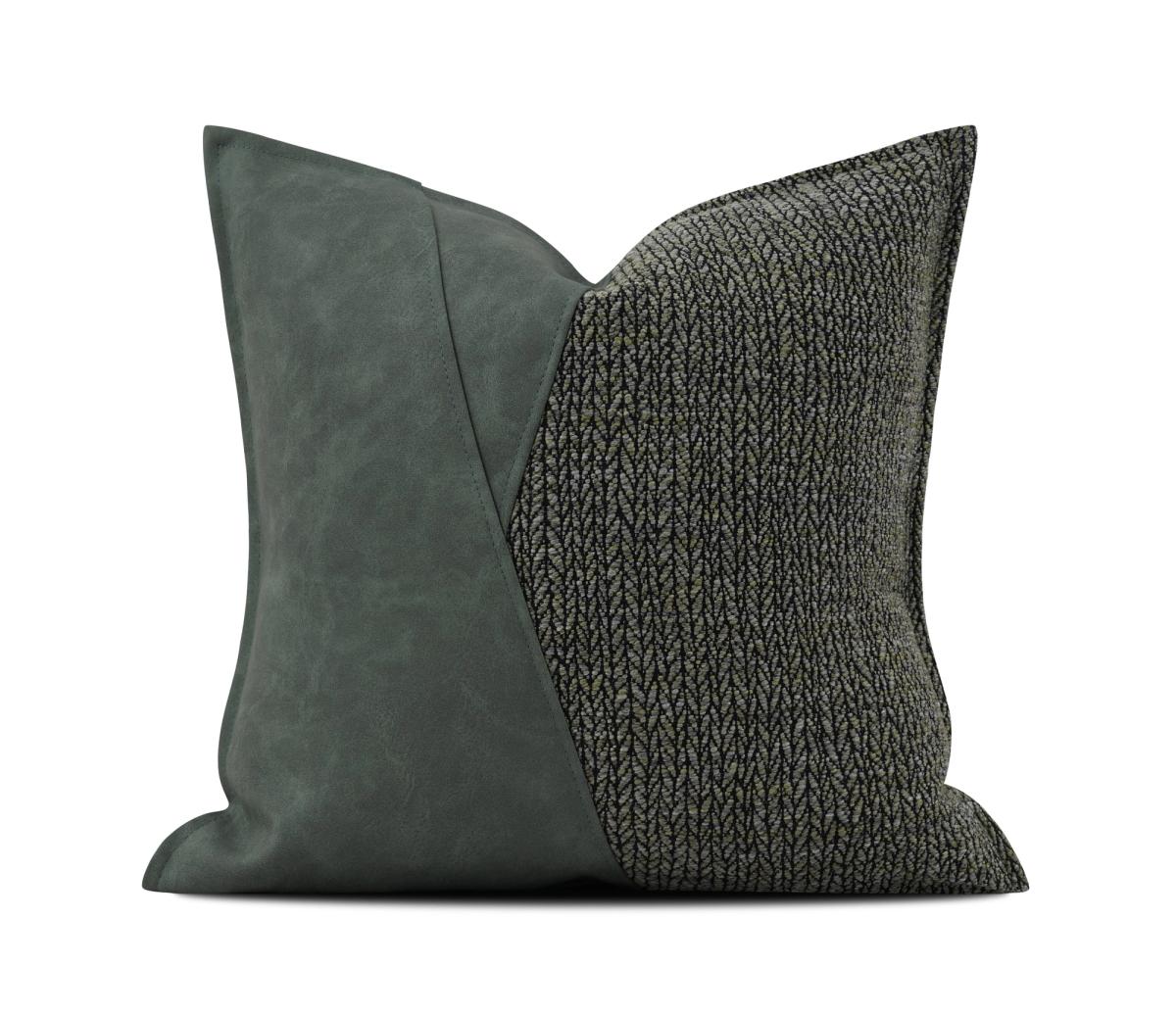 Dark Green Tufted Diamond Cushion Cover