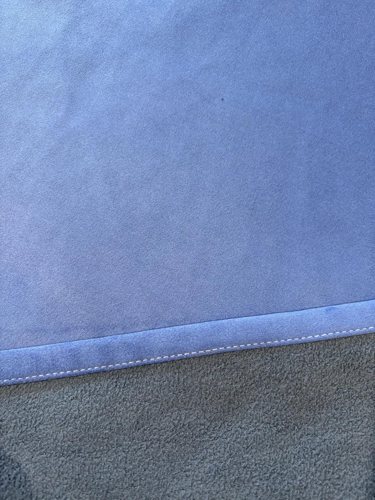 Chambray Blue Brushed Solid Throw