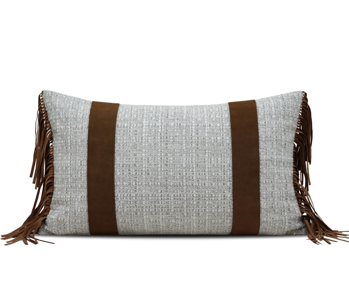 Cream Sculptural Bobble Lumbar Cushion Cover